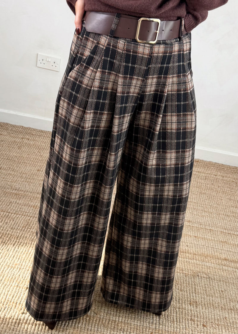 Harwood Checked trouser - two-The Style Attic