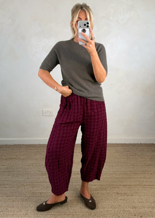 Hazel 3/4 sleeve knit - Mole-The Style Attic
