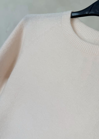 Hazel 3/4 sleeve knit - Pale pink-The Style Attic