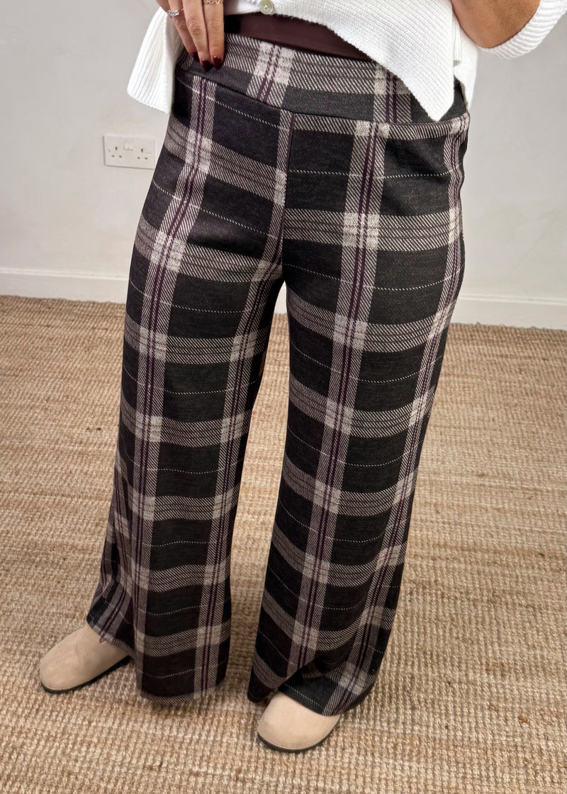 Highbury checked jegging - one-The Style Attic