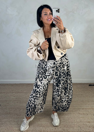 Sid barrel leg trouser - Jaguar