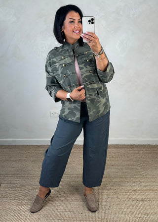 Camo military jacket - Khaki
