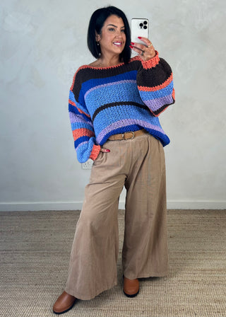 Joy chunky knit  - Blue