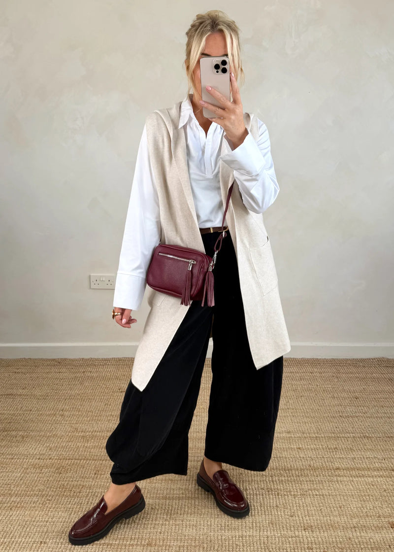 Suzie layering shirt - black