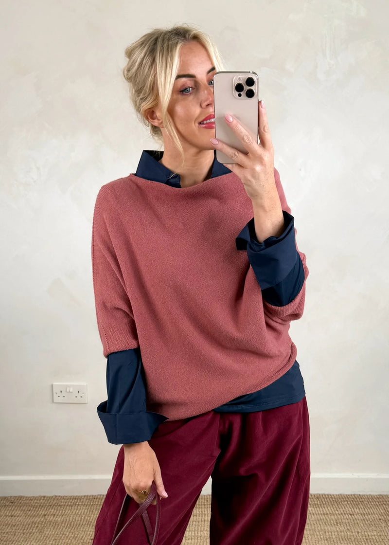 Suzie layering shirt - black