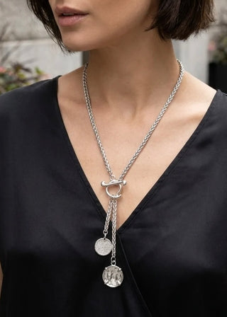 T bar necklace