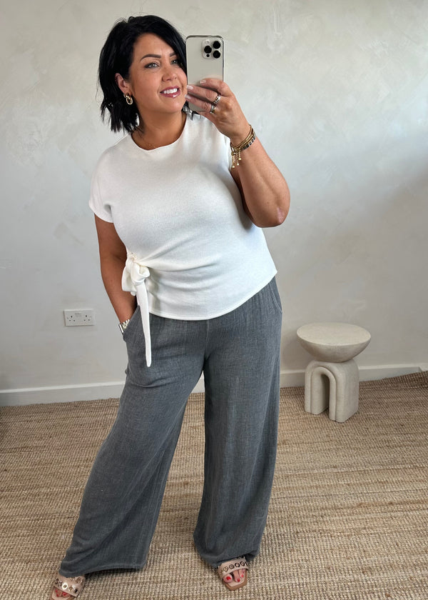 Coleen knitted tee - cream