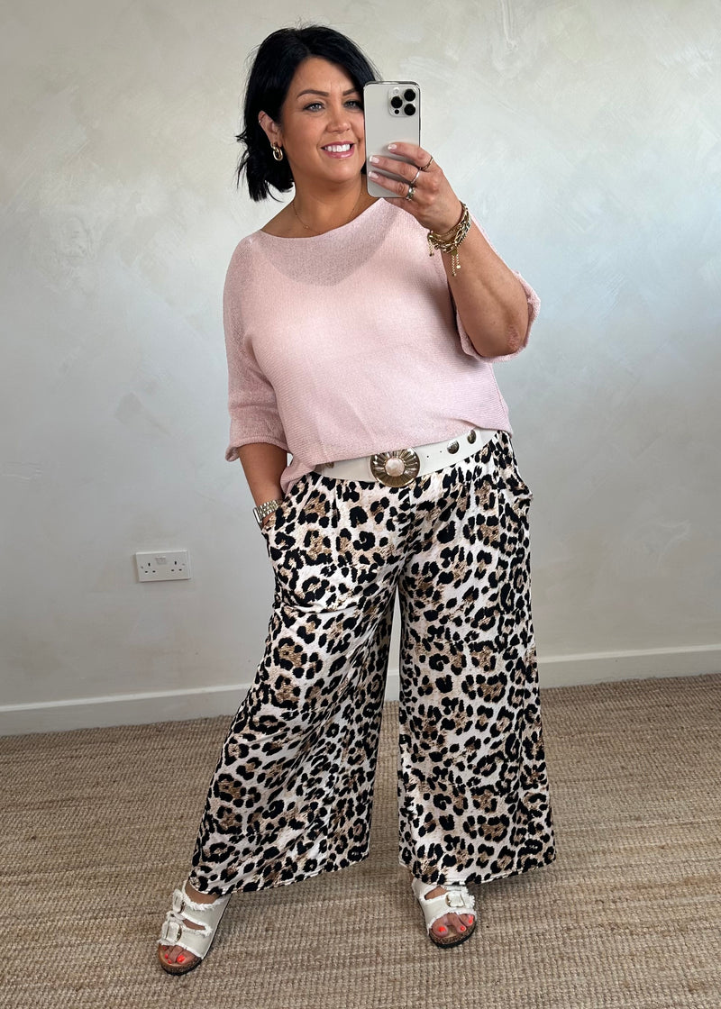 Brody slink trousers - leopard