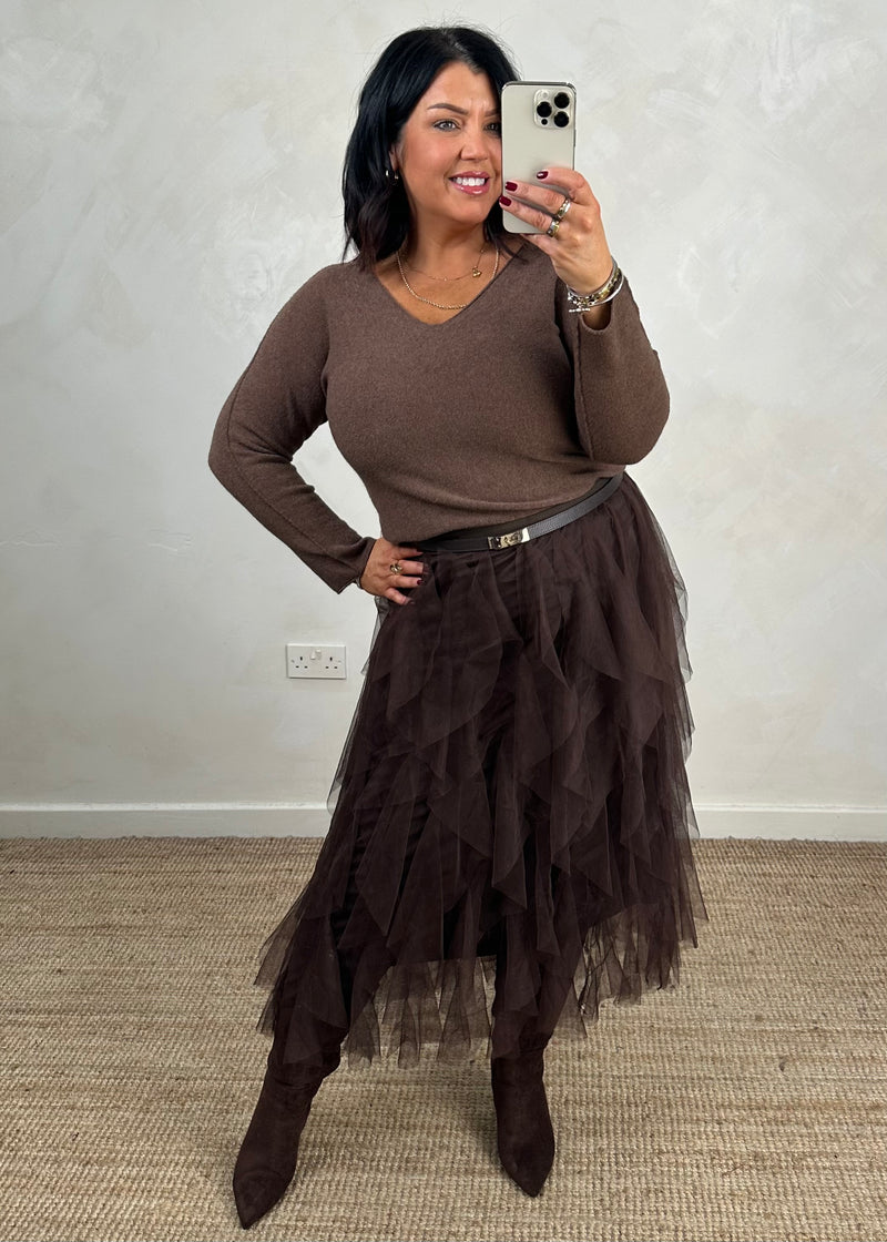 Kate knit - chocolate