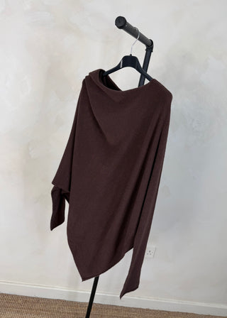 Rebecca slouch knit - Chocolate