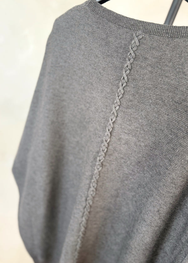 Ingrid pocket knit - denim blue-The Style Attic