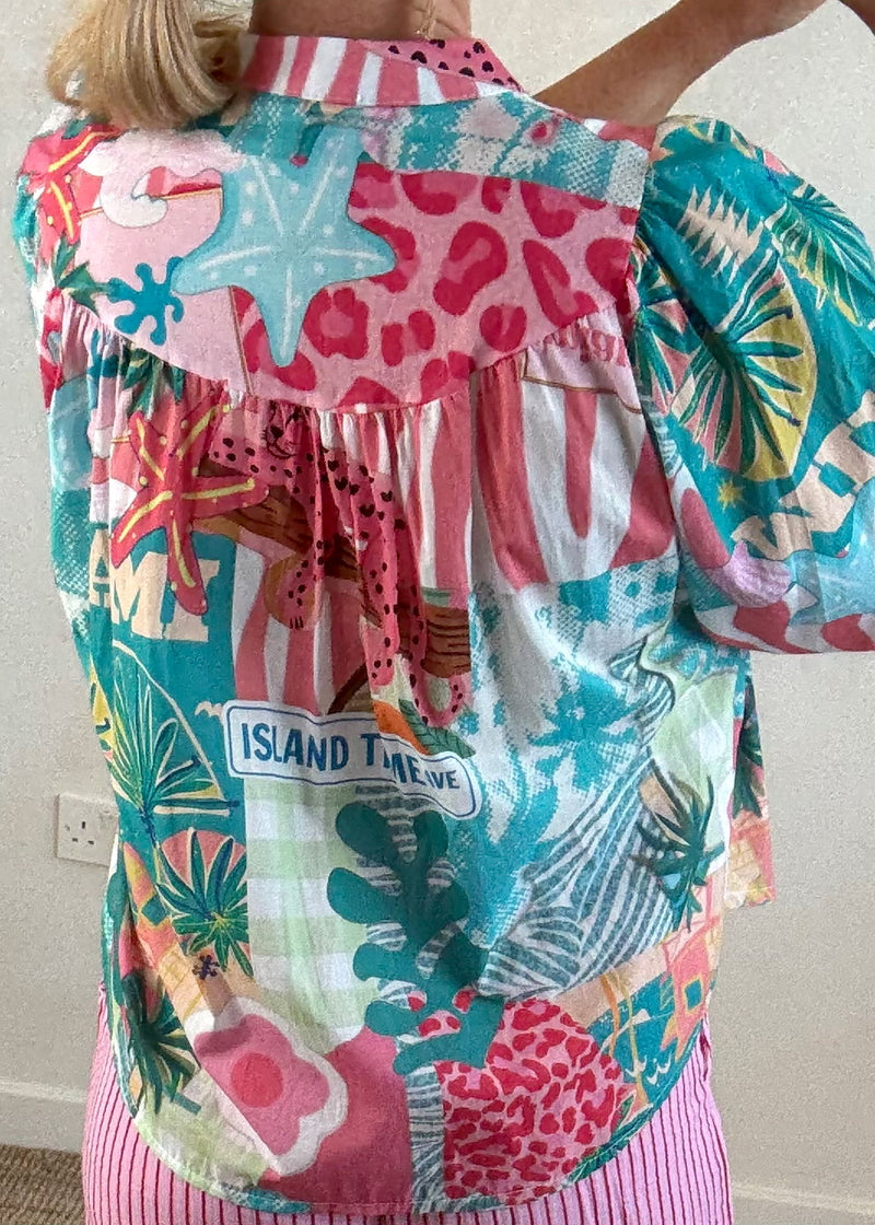 Island blouse - one-The Style Attic