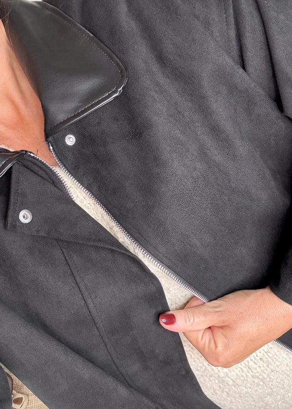 Jack barn jacket - black-The Style Attic