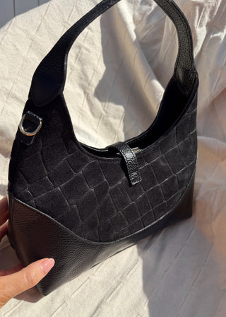 Janelle leather bag - Black-The Style Attic