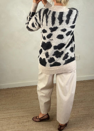 Jaqui leopard sequin knit-The Style Attic