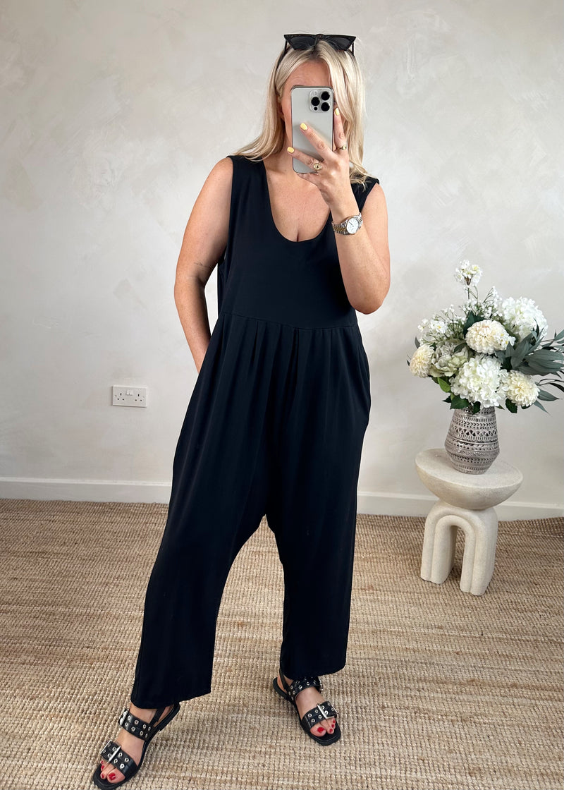 Jett jumpsuit - black-The Style Attic