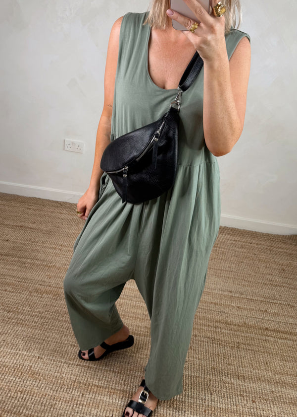 Jett jumpsuit - sage-The Style Attic