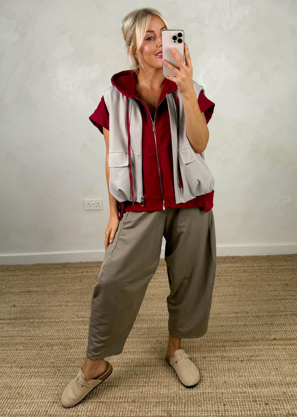 Joey loopback hoodie - Merlot