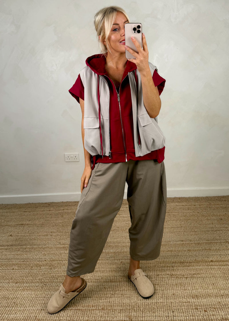 Joey loopback hoodie - Merlot
