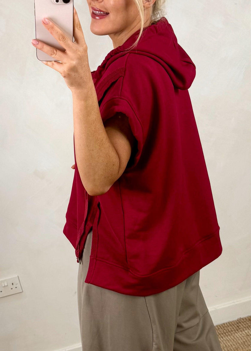 Joey loopback hoodie - Merlot