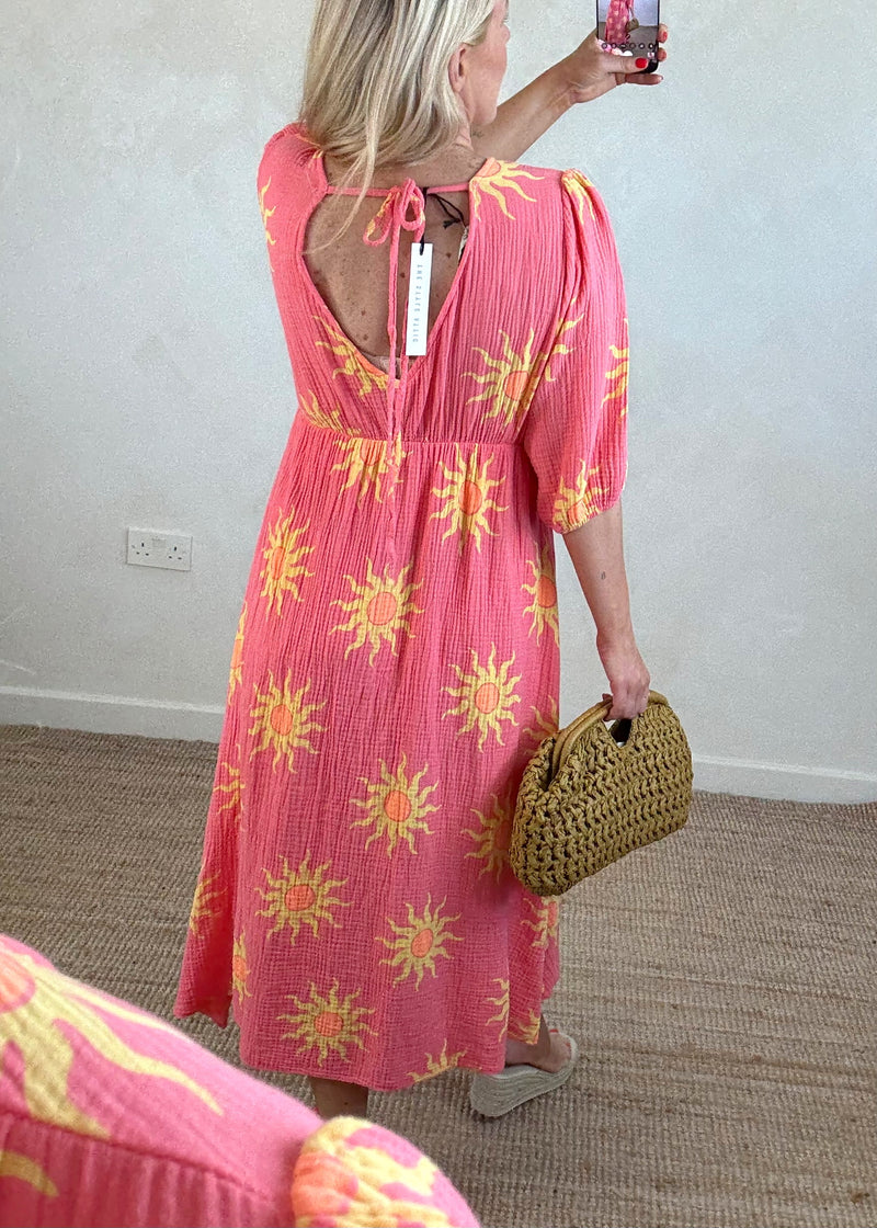 Julia maxi - coral sun-The Style Attic