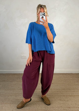 Karina knit - Cerulean-The Style Attic
