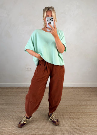 Karina knit - Mint-The Style Attic