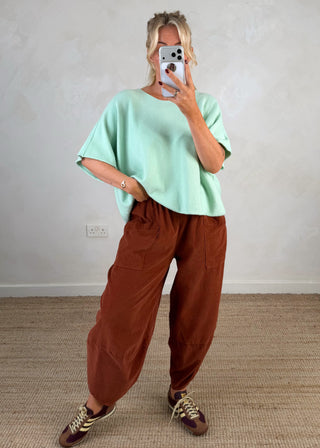 Karina knit - Mint-The Style Attic