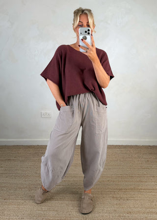 Karina knit - Mulberry-The Style Attic