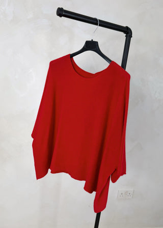 Karina knit - Red-The Style Attic