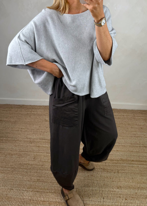 Karina knit - light grey-The Style Attic
