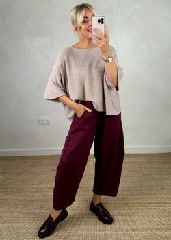 Karina knit - mocha-The Style Attic