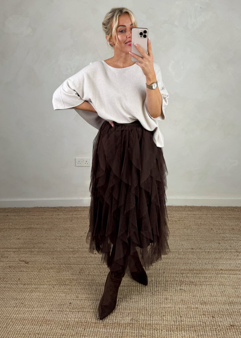 Karina knit - oatmeal-The Style Attic