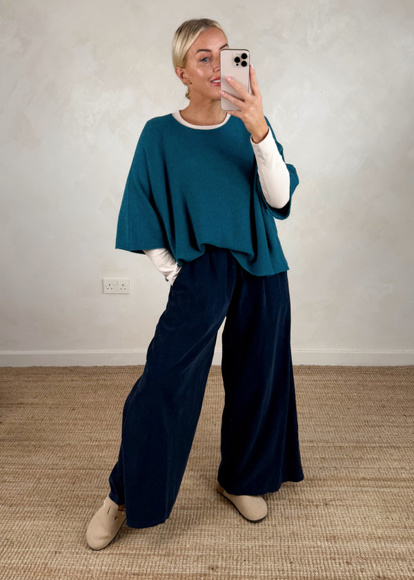 Karina knit - teal-The Style Attic
