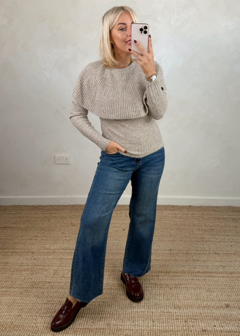 Kasia jeans - mid blue-The Style Attic