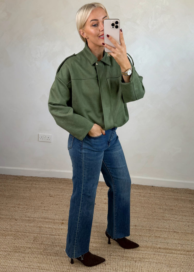 Kasia jeans - mid blue-The Style Attic