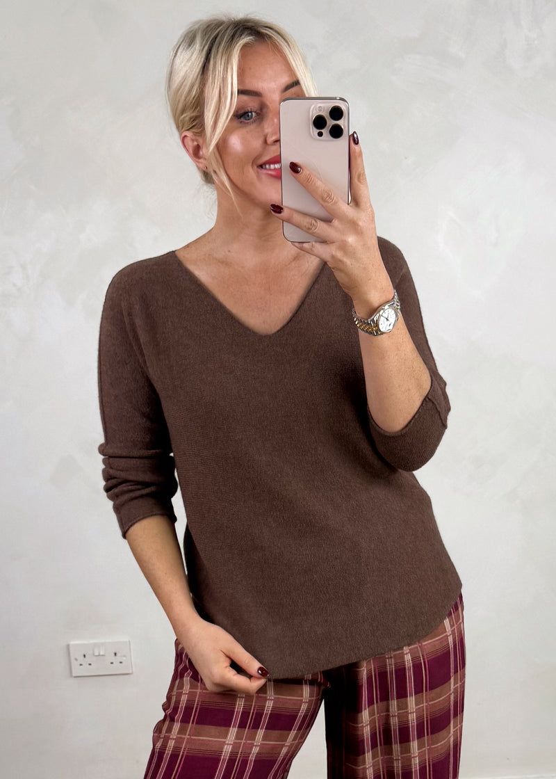 Kate knit - Merlot-The Style Attic