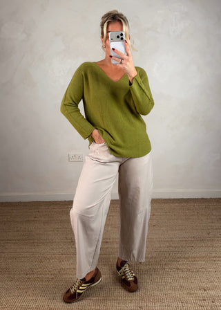 Kate knit - Pistachio-The Style Attic