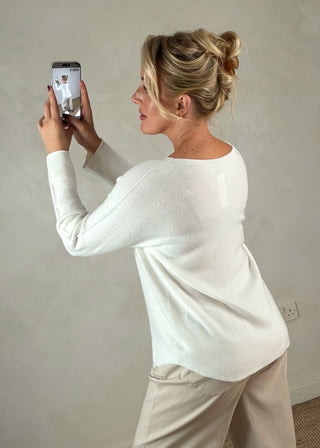 Kate knit - White-The Style Attic