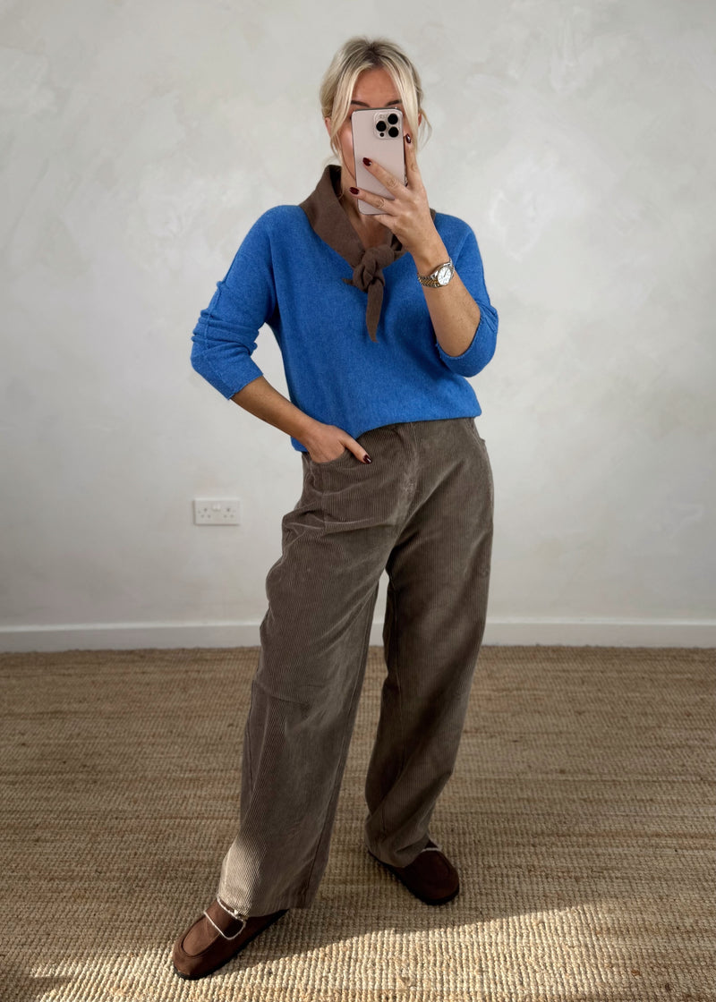 Kate knit - cerulean-The Style Attic