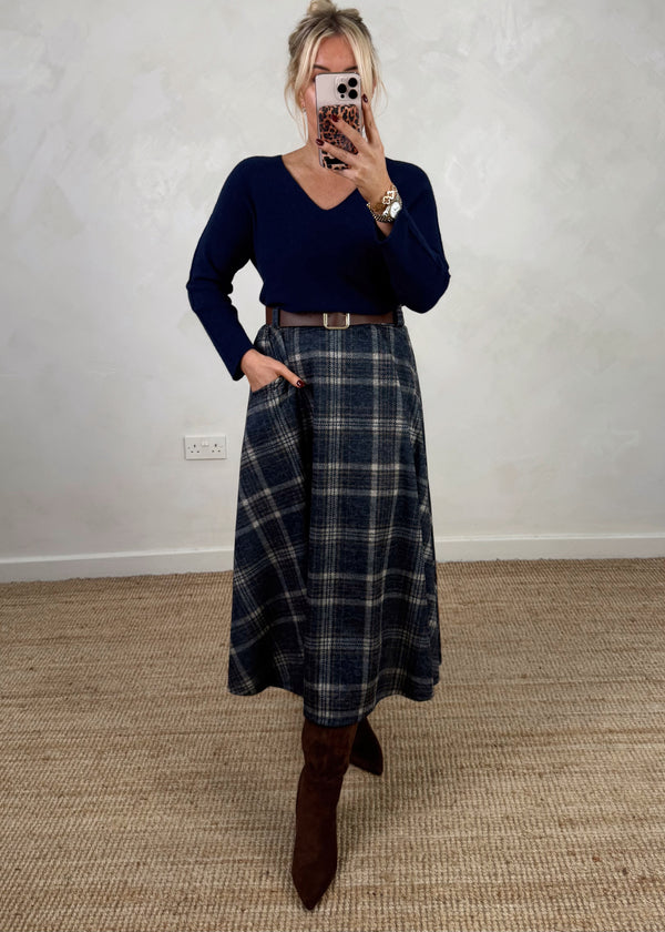 Kate knit - navy-The Style Attic