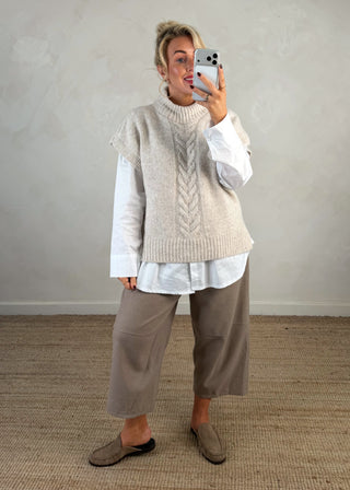 Kate layering shirt - White-The Style Attic