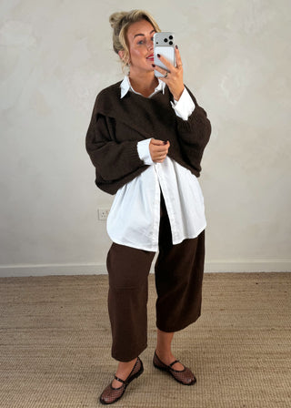 Kate layering shirt - White-The Style Attic