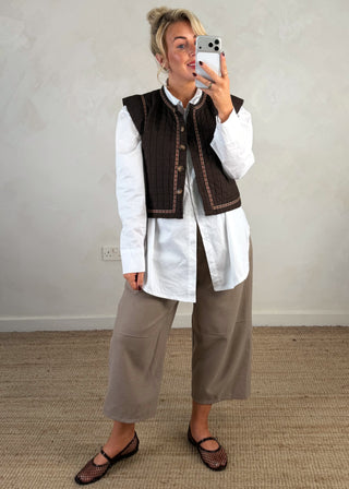 Kate layering shirt - White-The Style Attic