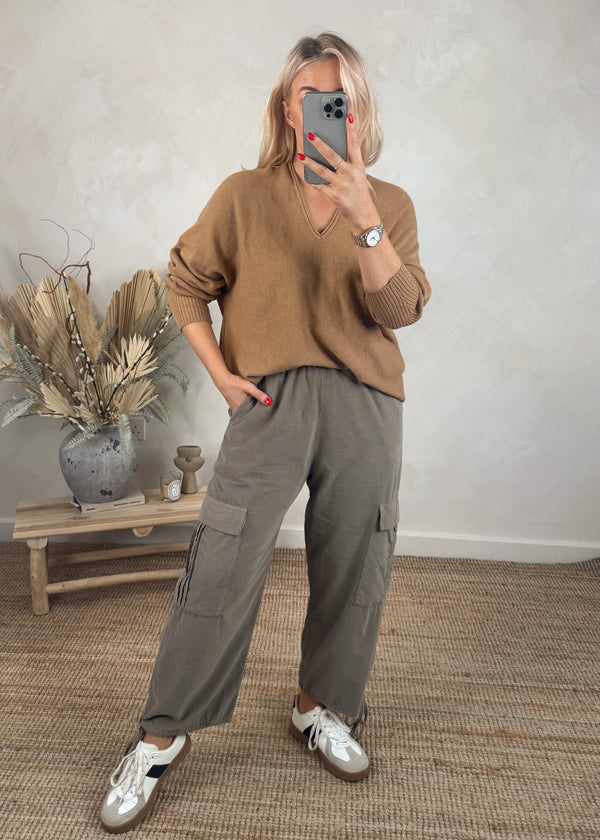 Kayla knit - camel-The Style Attic