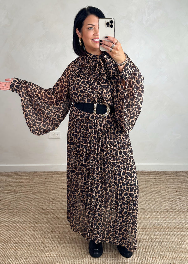 Kerry leopard dress-The Style Attic