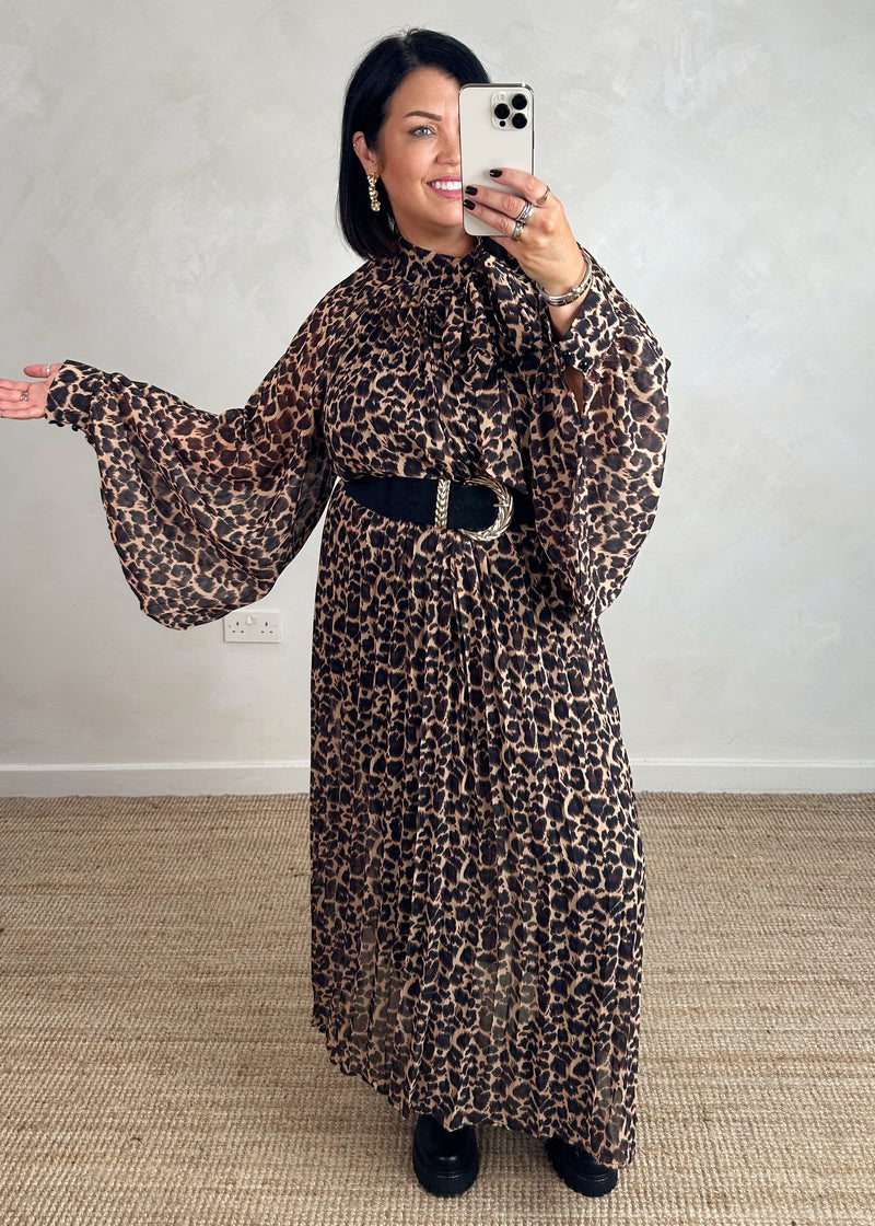Kerry leopard dress-The Style Attic
