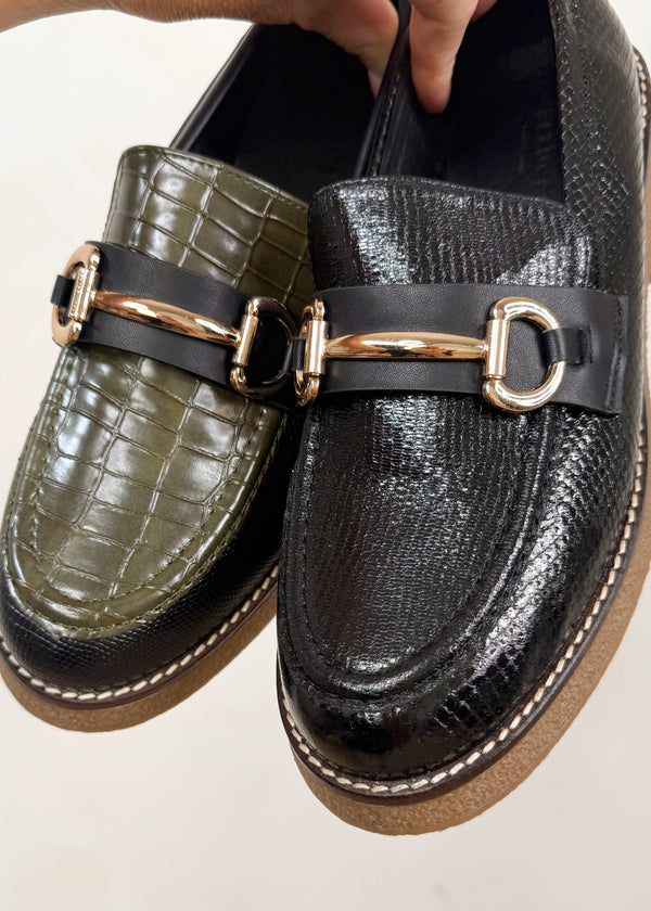 Kimmy snaffle loafer - black-The Style Attic