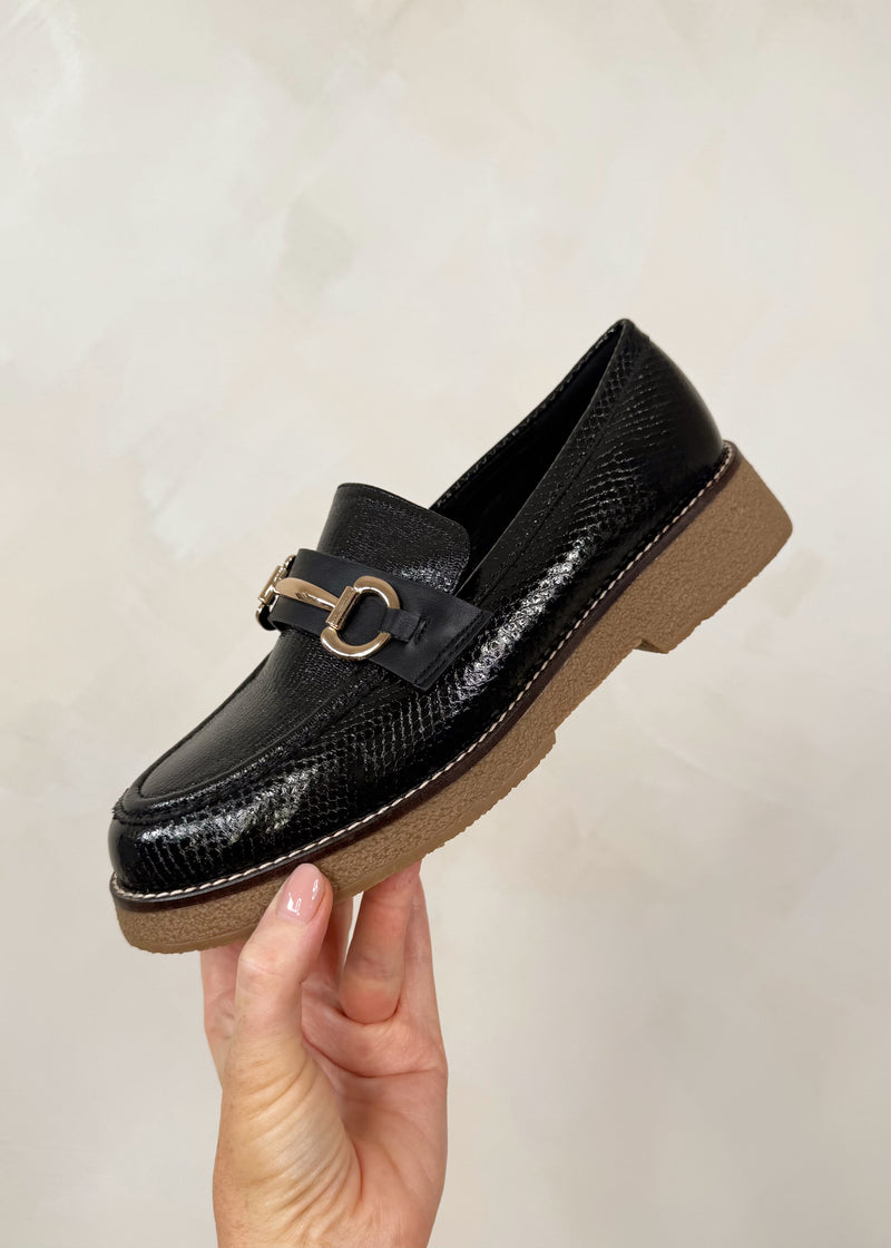 Kimmy snaffle loafer - black-The Style Attic