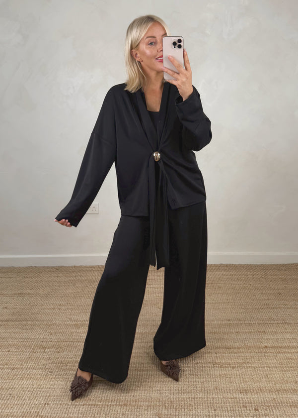 Kylie trouser - black-The Style Attic